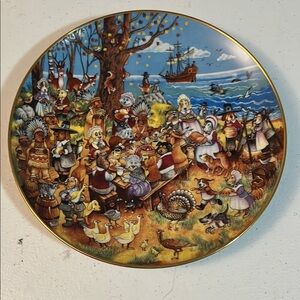 Paws for Thanks decorative plate